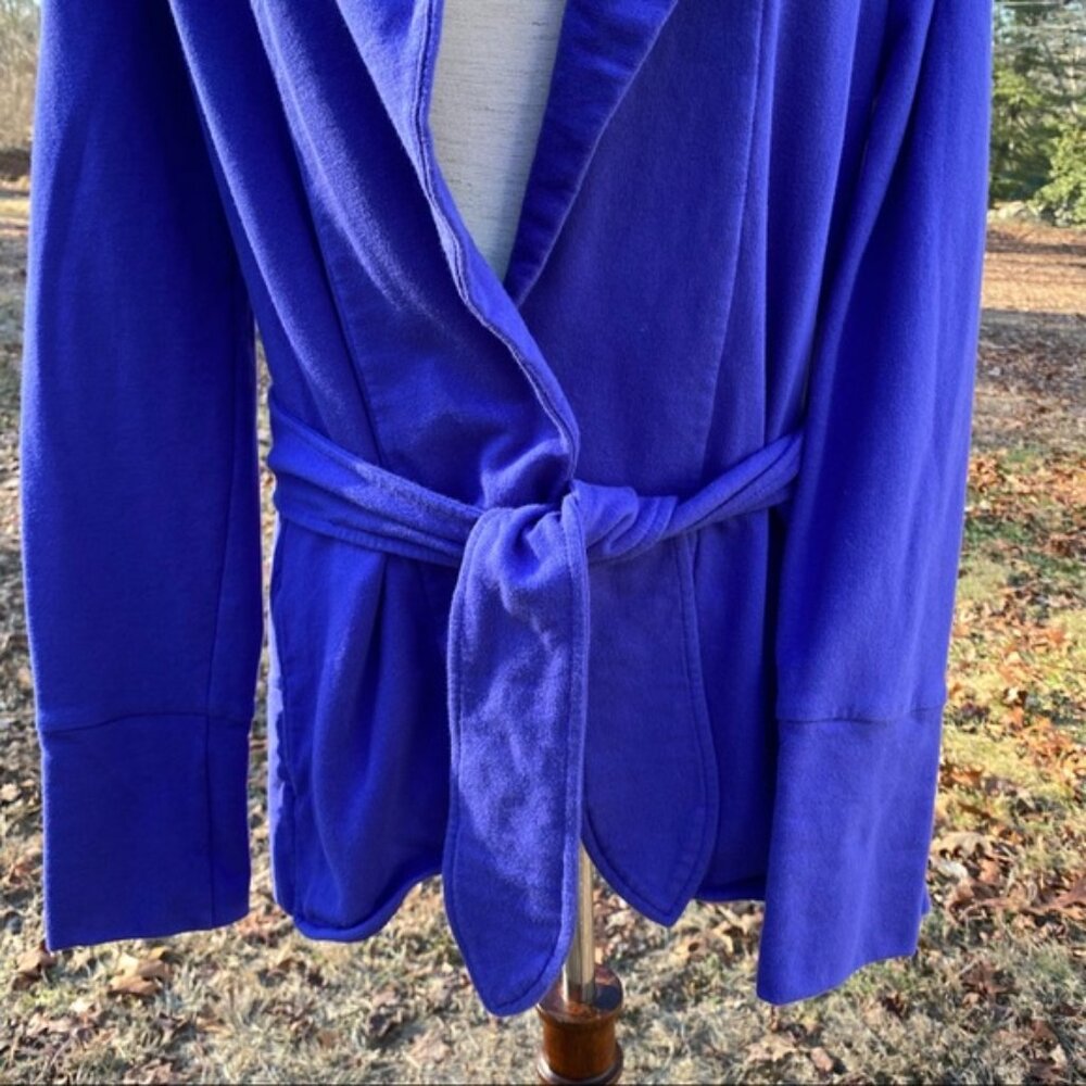 THE NORTH FACE JACKET COAT BLAZER CARDIGAN PURPLE BELT ACTIVE Size M - Picture 3 of 12